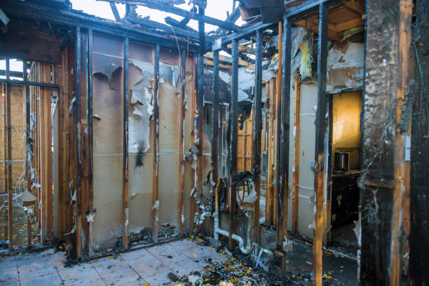 Professional Soot Cleanup technician working in Monticello, MN